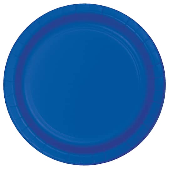Hoffmaster 9" Solid Paper Plates, 24ct. in Cobalt | Michaels®